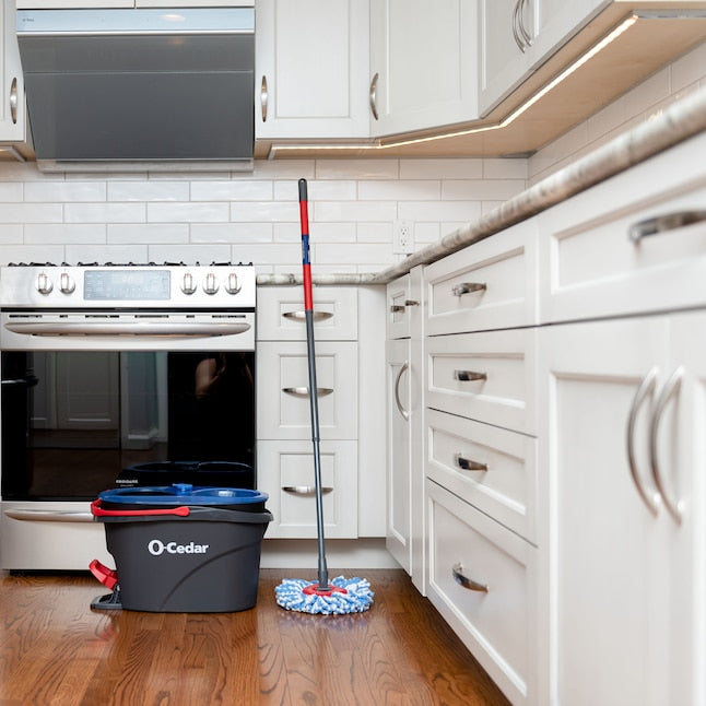 O-Cedar RinseClean Spin Mop: Hands-Free Floor Cleaning with Bucket