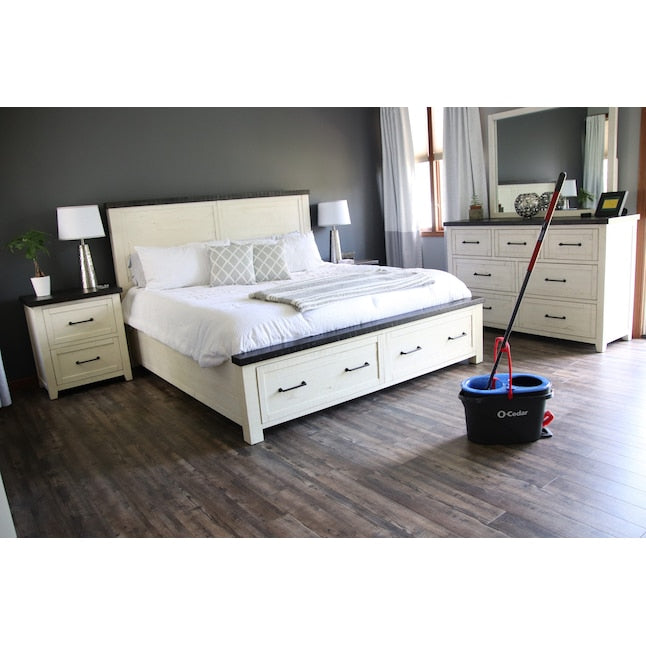 O-Cedar RinseClean Spin Mop: Hands-Free Floor Cleaning with Bucket