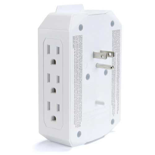 Emerson 6-Outlet + USB Wall Charger with Surge Protection and LED by Homemaintenancesupplies2