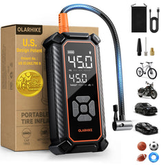 OlarHike Tire Inflator Portable Air Compressor, with Premium Storage Case by Homemaintenancesupplies.com