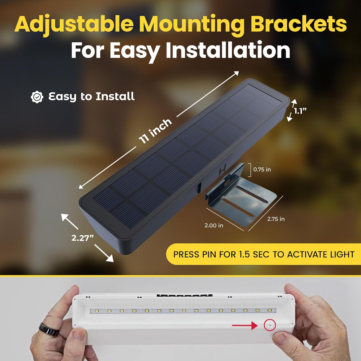Solar Sign Lights for Advertising and Real Estate BICSSL-01 by Brighticonic