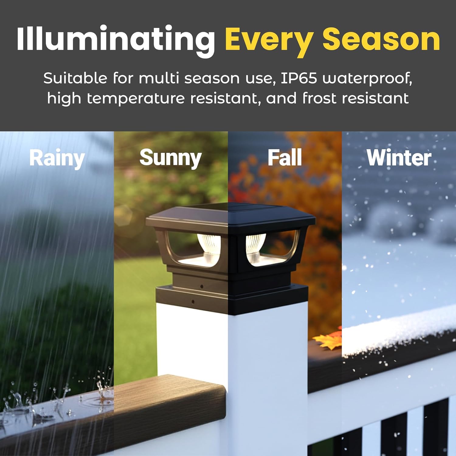 Solar Post Cap Lights BICSGL-12 by Brighticonic