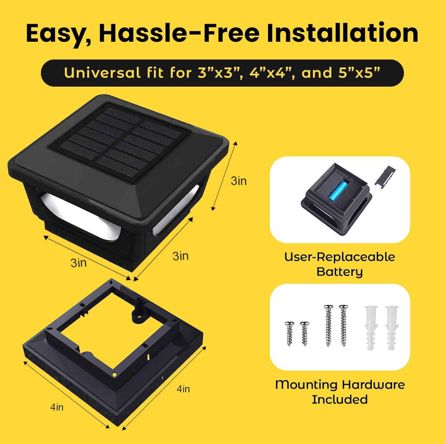 Solar Post Cap Lights BICSGL-12 by Brighticonic