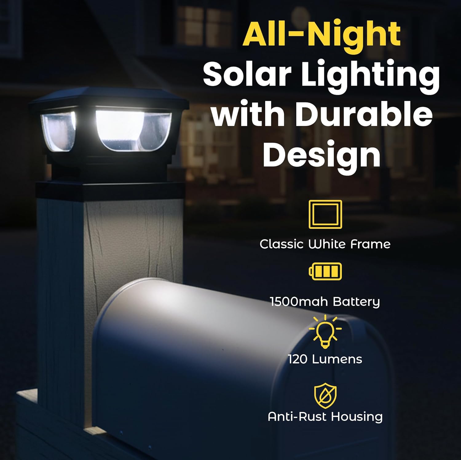 Solar Post Cap Lights BICSGL-12 by Brighticonic