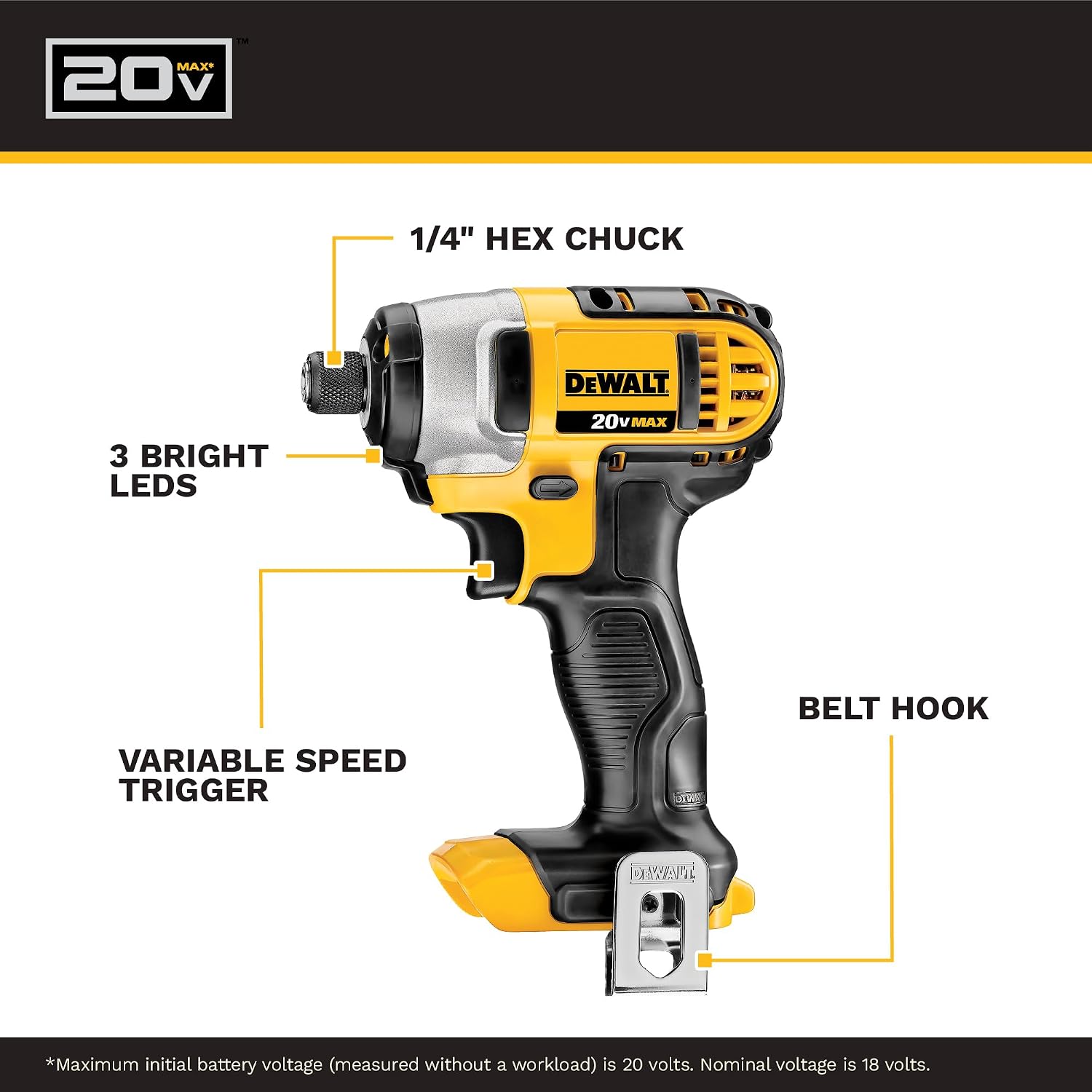 DEWALT 20V MAX Cordless Drill and Impact Driver, Power Tool Combo Kit , Includes 2 Batteries, Charger and Bag (DCK240C2) by Homemaintenancesupplies.com
