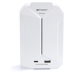 Emerson 6-Outlet + USB Wall Charger with Surge Protection and LED by Homemaintenancesupplies2