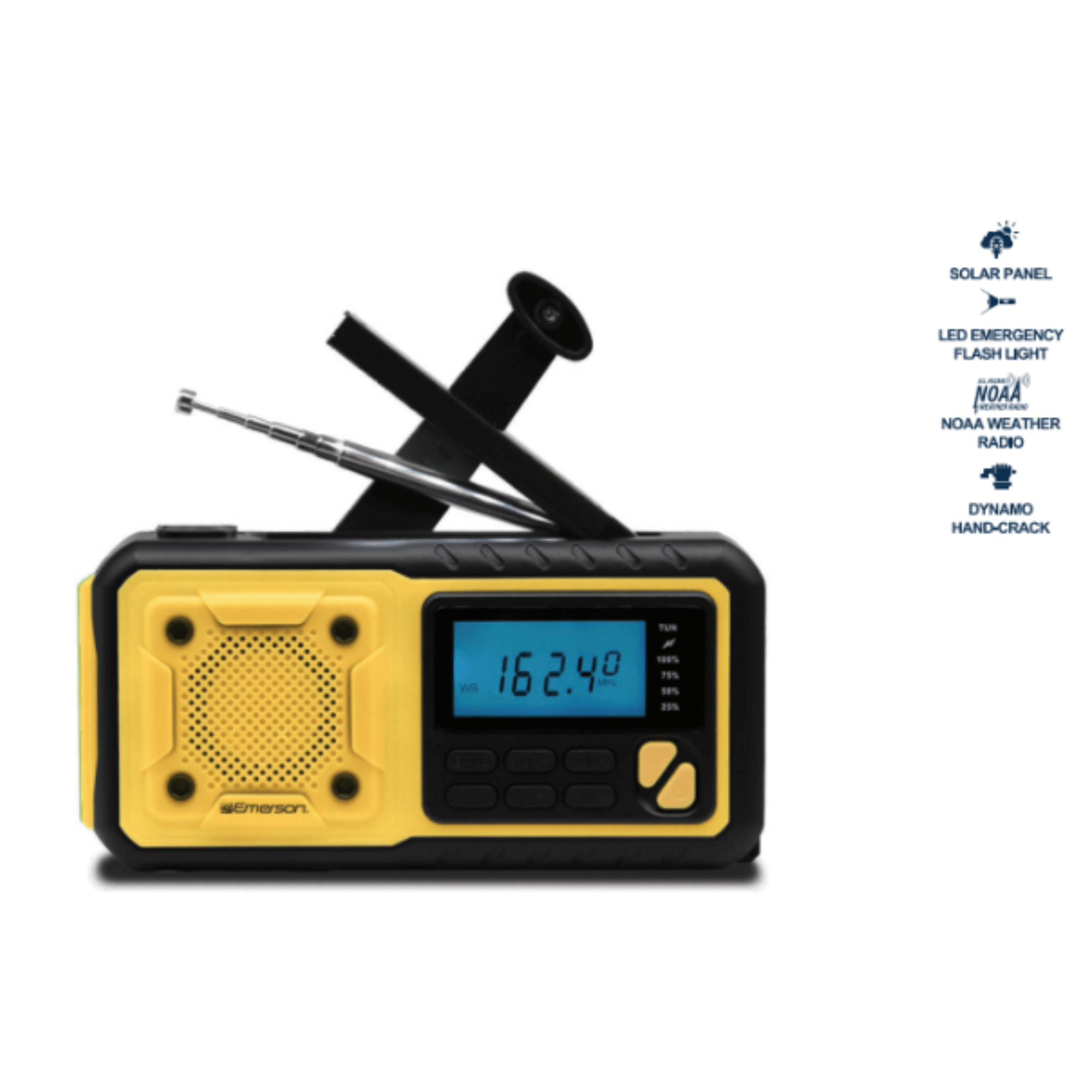 Emerson Emergency AM / FM Radio with Weather Band / Flashlight / Power Bank by Emerson
