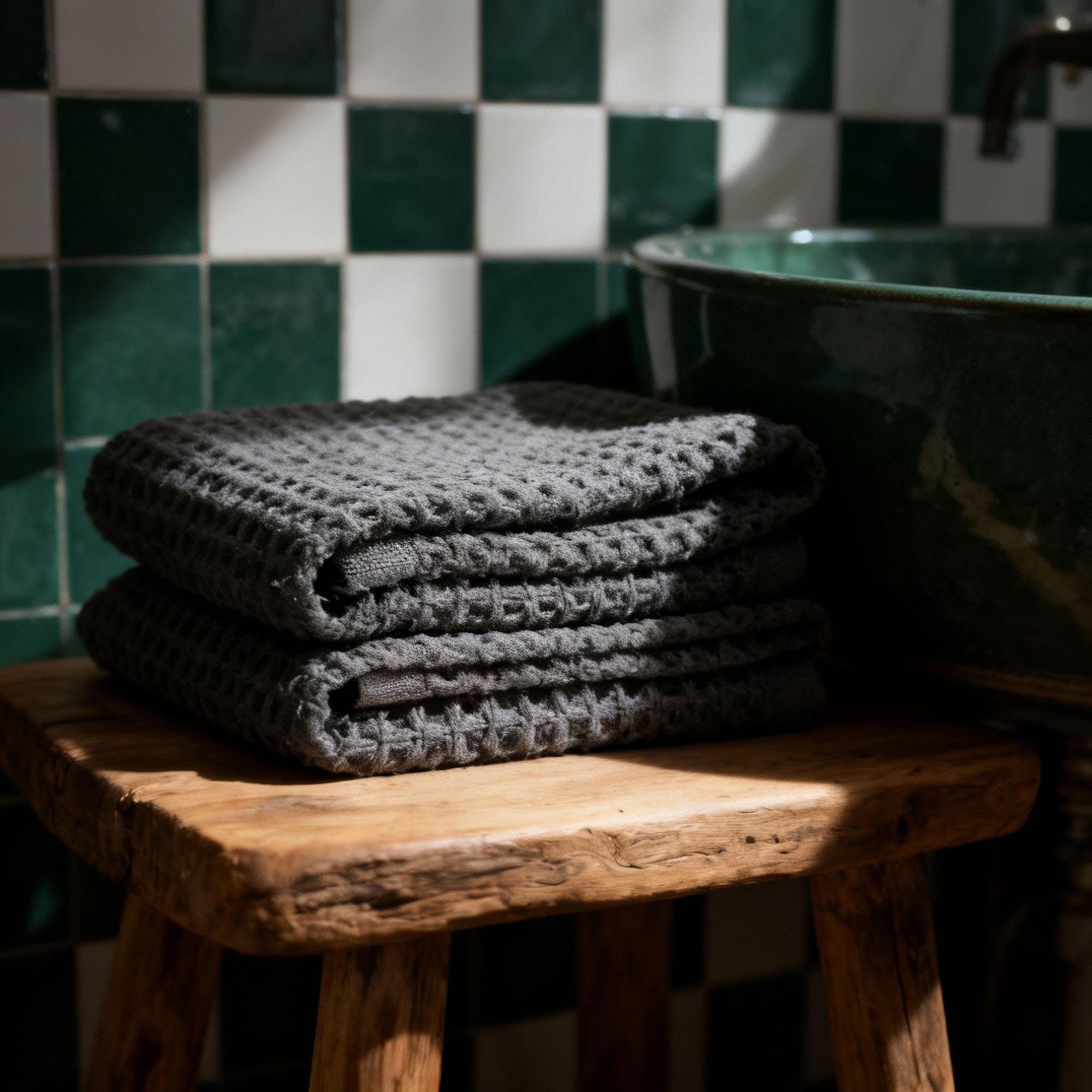 Sedona Australian Cotton Waffle Towels by Italic