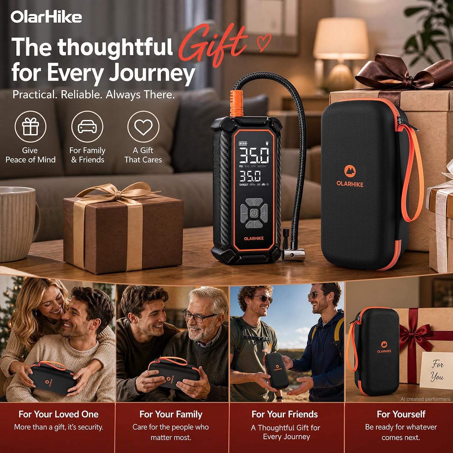 OlarHike Tire Inflator Portable Air Compressor, with Premium Storage Case by Homemaintenancesupplies.com