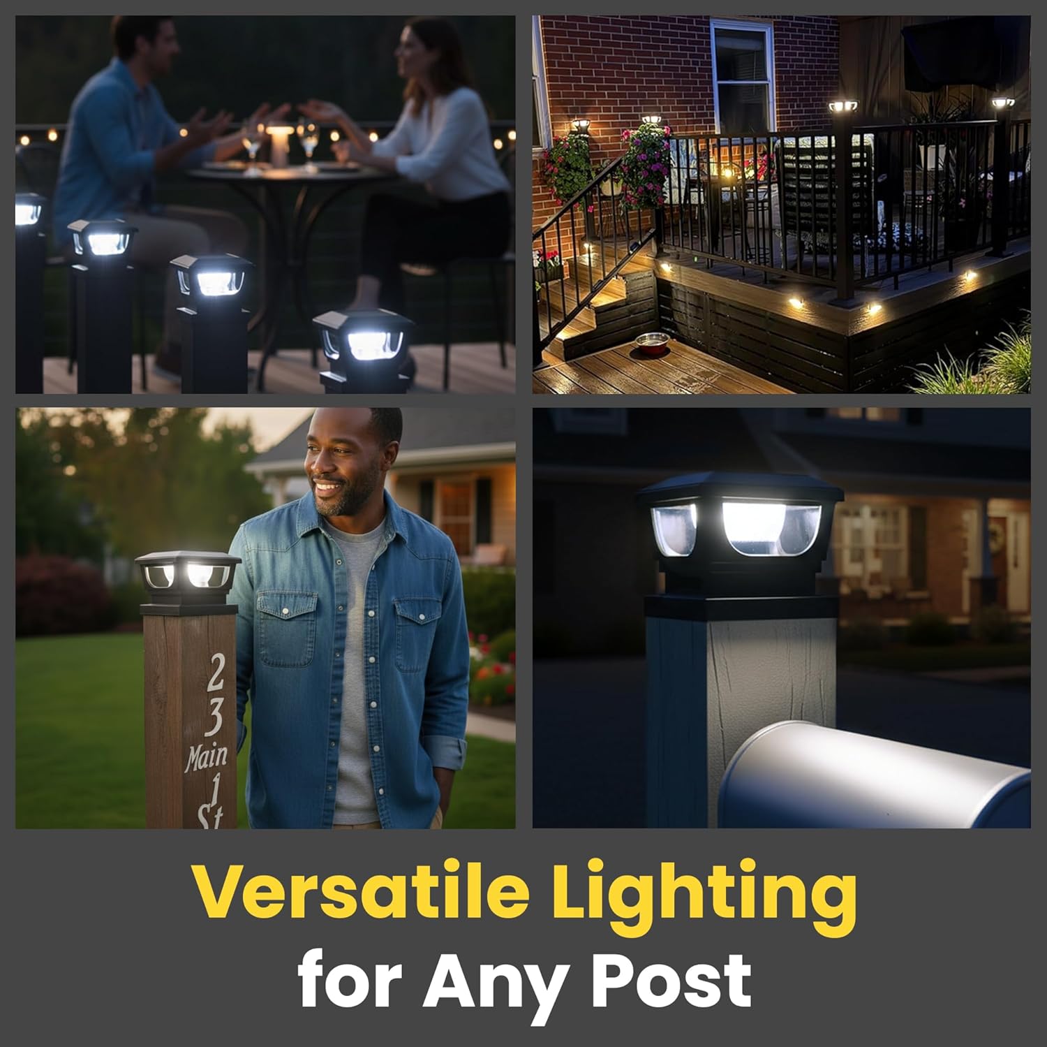 Solar Post Cap Lights BICSGL-12 by Brighticonic