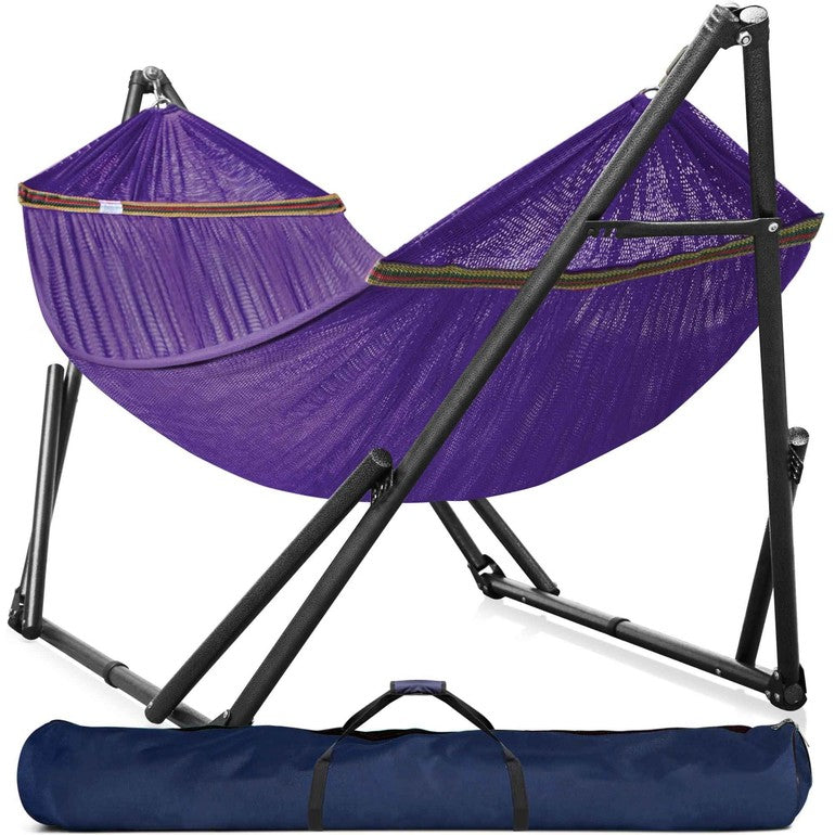 Tranquillo Universal Hammock with Medium Size Stands for Ultimate Relaxation - Ideal Universal Hammock Stands - Medium Size by Megsu