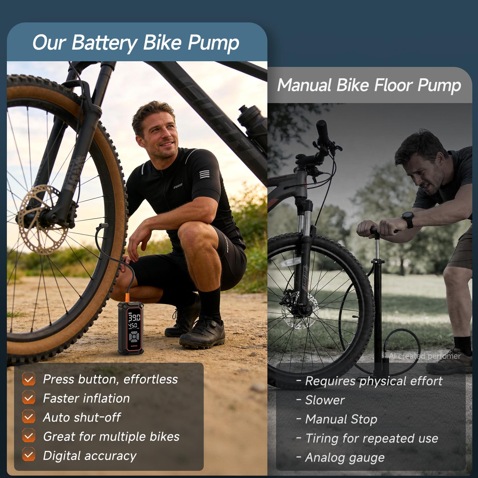 OlarHike Tire Inflator Portable Air Compressor, with Premium Storage Case by Homemaintenancesupplies.com