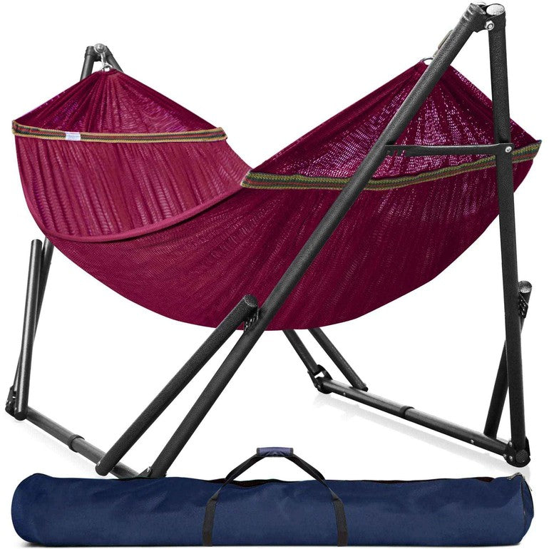 Tranquillo Universal Hammock with Medium Size Stands for Ultimate Relaxation - Ideal Universal Hammock Stands - Medium Size by Megsu