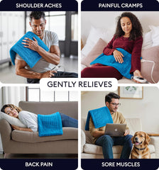 Heating Pad XL, Aqua Blue by Geniani