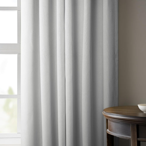 Faux Linen Room Darkening Curtains - 1 Panel, 50W X 96L, Color Oyster by Homemaintenancesupplies2