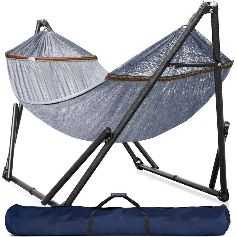 Tranquillo Universal Hammock with Medium Size Stands for Ultimate Relaxation - Ideal Universal Hammock Stands - Medium Size by Megsu