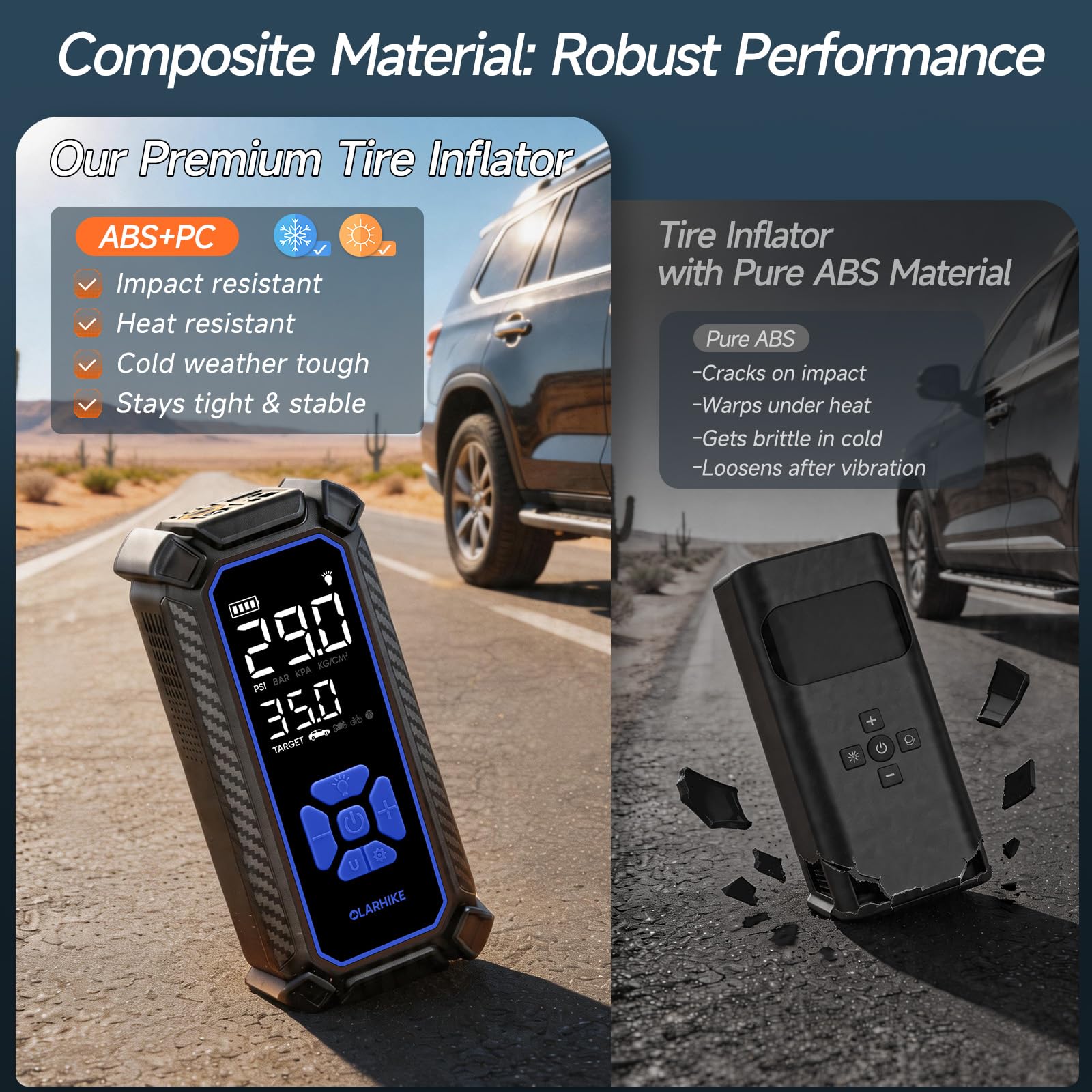 OlarHike Tire Inflator Portable Air Compressor, with Premium Storage Case by Homemaintenancesupplies.com