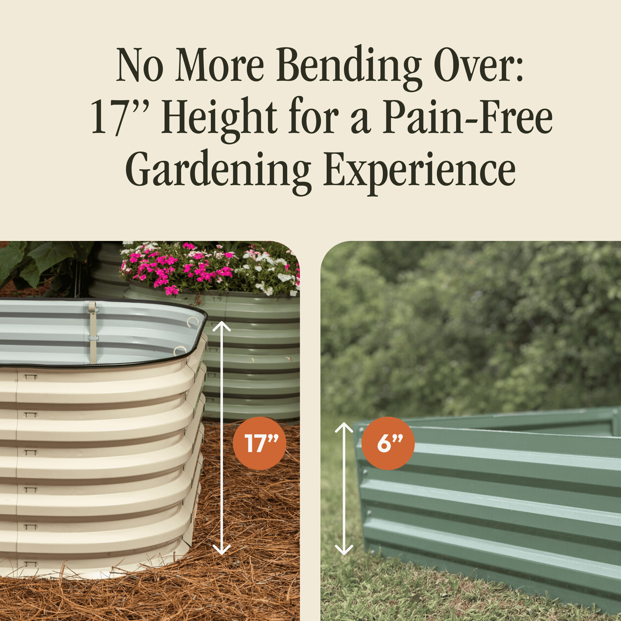 Gro-Rite "No Tools Needed" Premium Metal Raised Garden Bed Kit by Gro-Rite Garden Global LLC