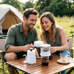Mini Electric Coffee Grinder & Brewer – Automatic Drip Coffee Maker with Stirring Cup by eprolo