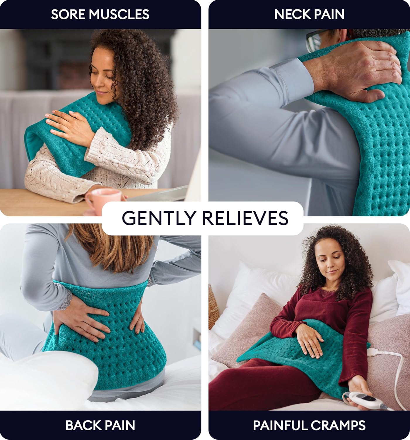 Heating Pad XL, Viridian Green by Geniani