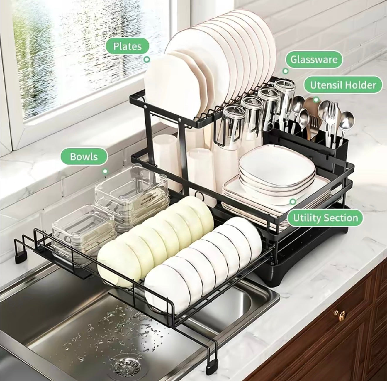 SpaceDry Dish Rack by V.I.P Digital Presence