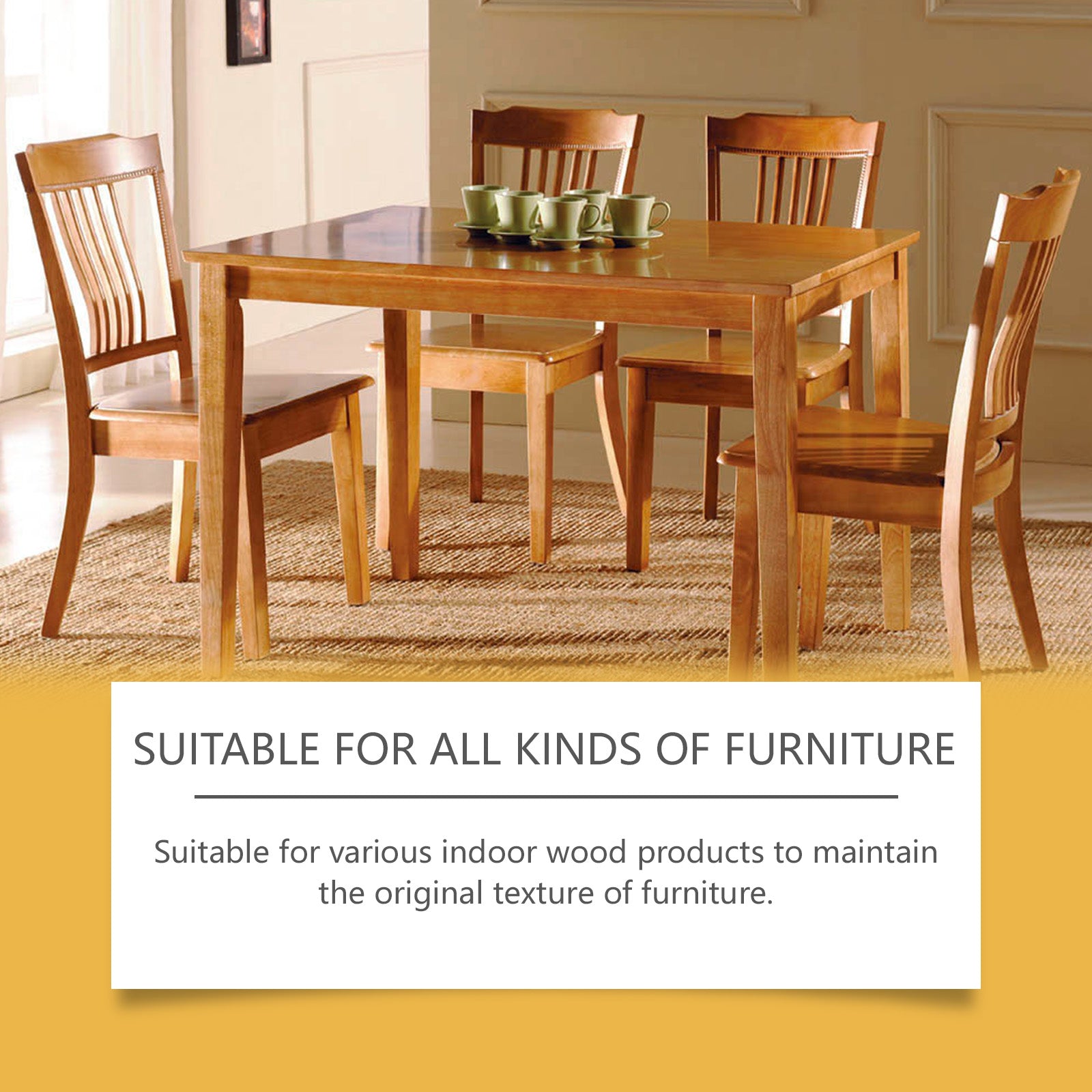 Beeswax Furniture Polishing Paste, Multi-Purpose Beeswax Home Cleaning And Maintenance Furniture Care Polish by V.I.P Digital Presence