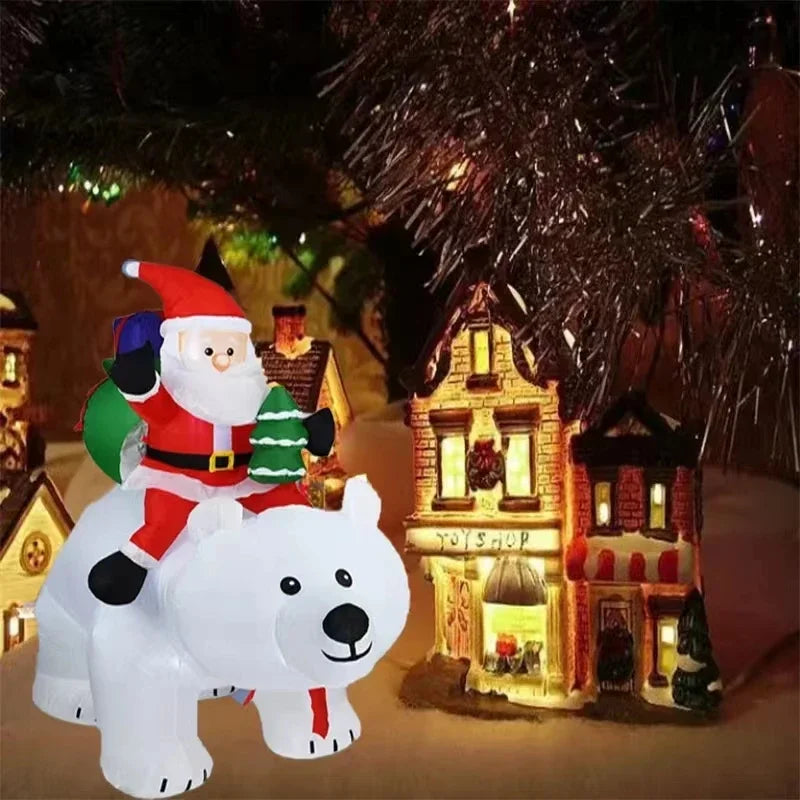 Christmas Inflatable Decoration Toy With Built-In Led Lights by LPO