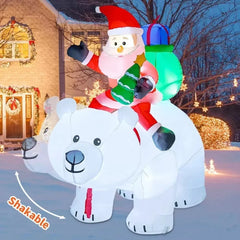 Christmas Inflatable Decoration Toy With Built-In Led Lights by LPO