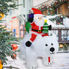 Christmas Inflatable Decoration Toy With Built-In Led Lights by LPO