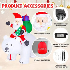 Christmas Inflatable Decoration Toy With Built-In Led Lights by LPO