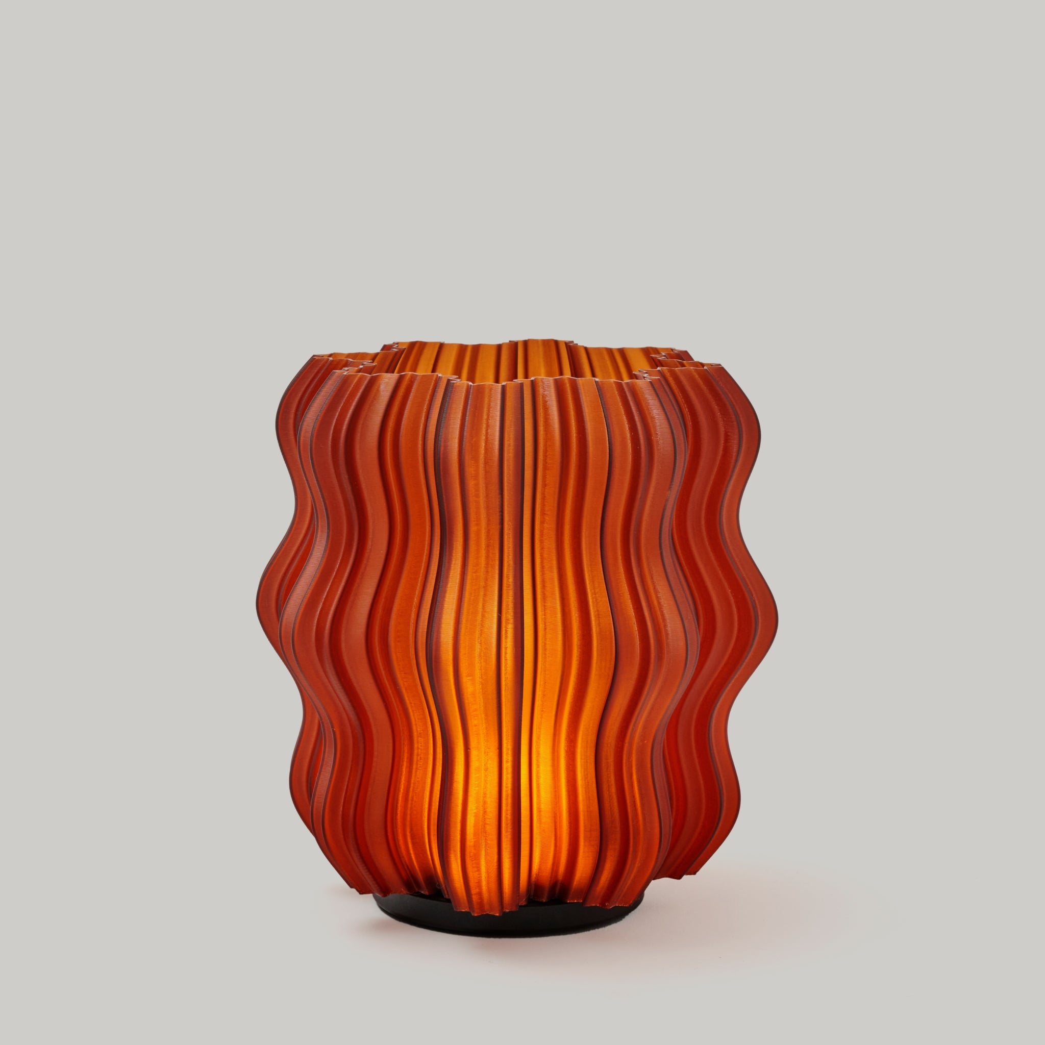 Cordless Mini Wavy Lamp by Wooj Design
