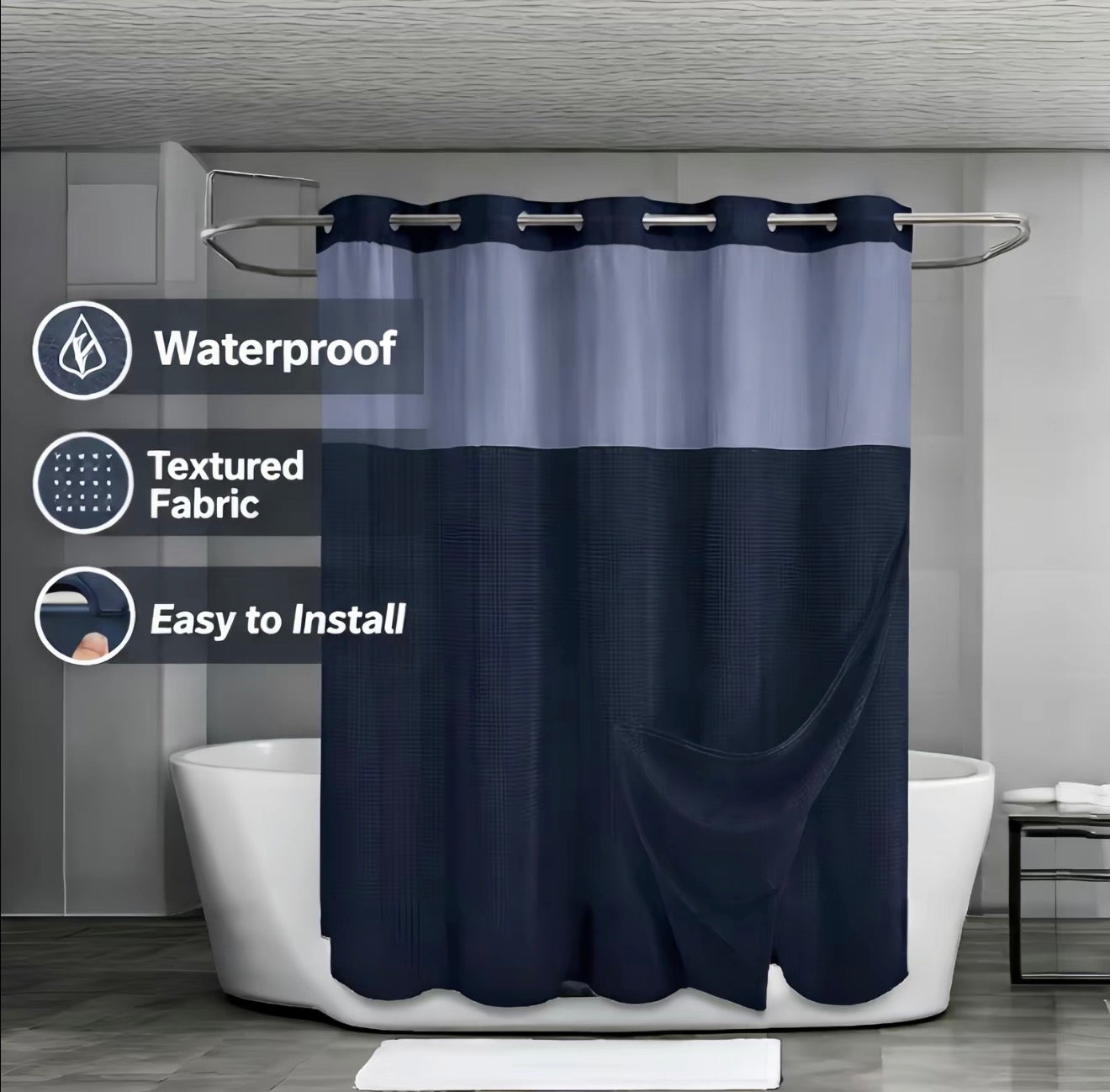 SnapLiner Shower Curtain by V.I.P Digital Presence