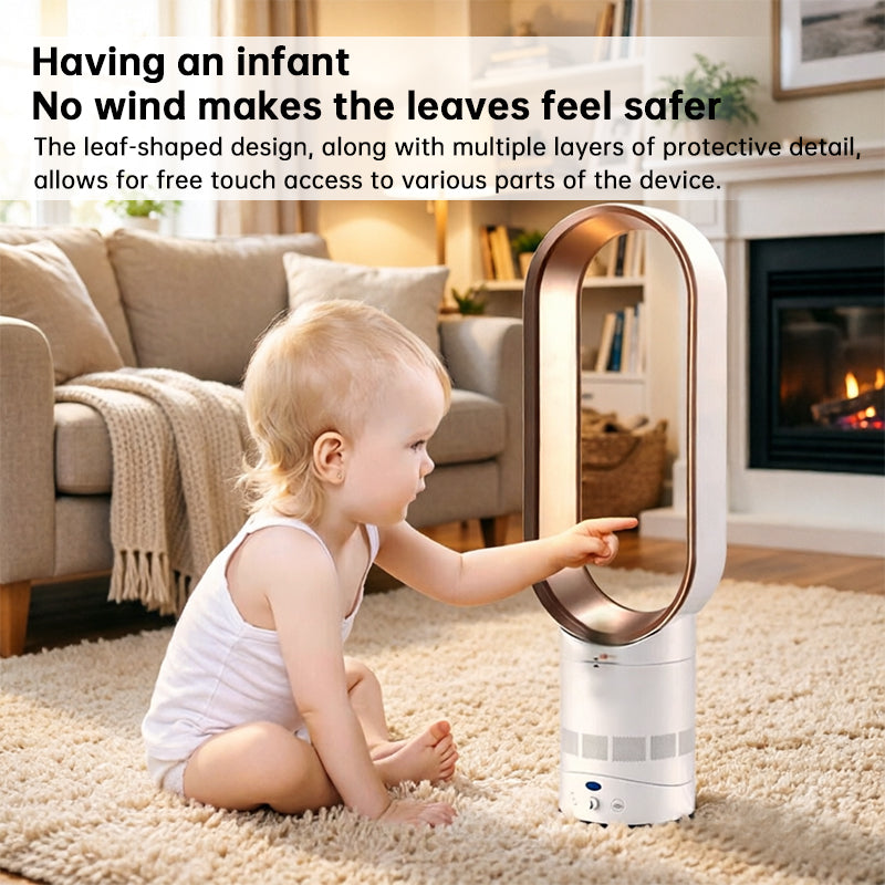 2025 New 16" Bladeless Tower Fan with Remote, Quiet Floor Fan for Home by eprolo