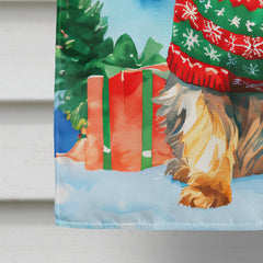 Yorkshire Terrier Yorkie Christmas House Flag by Caroline's Treasures