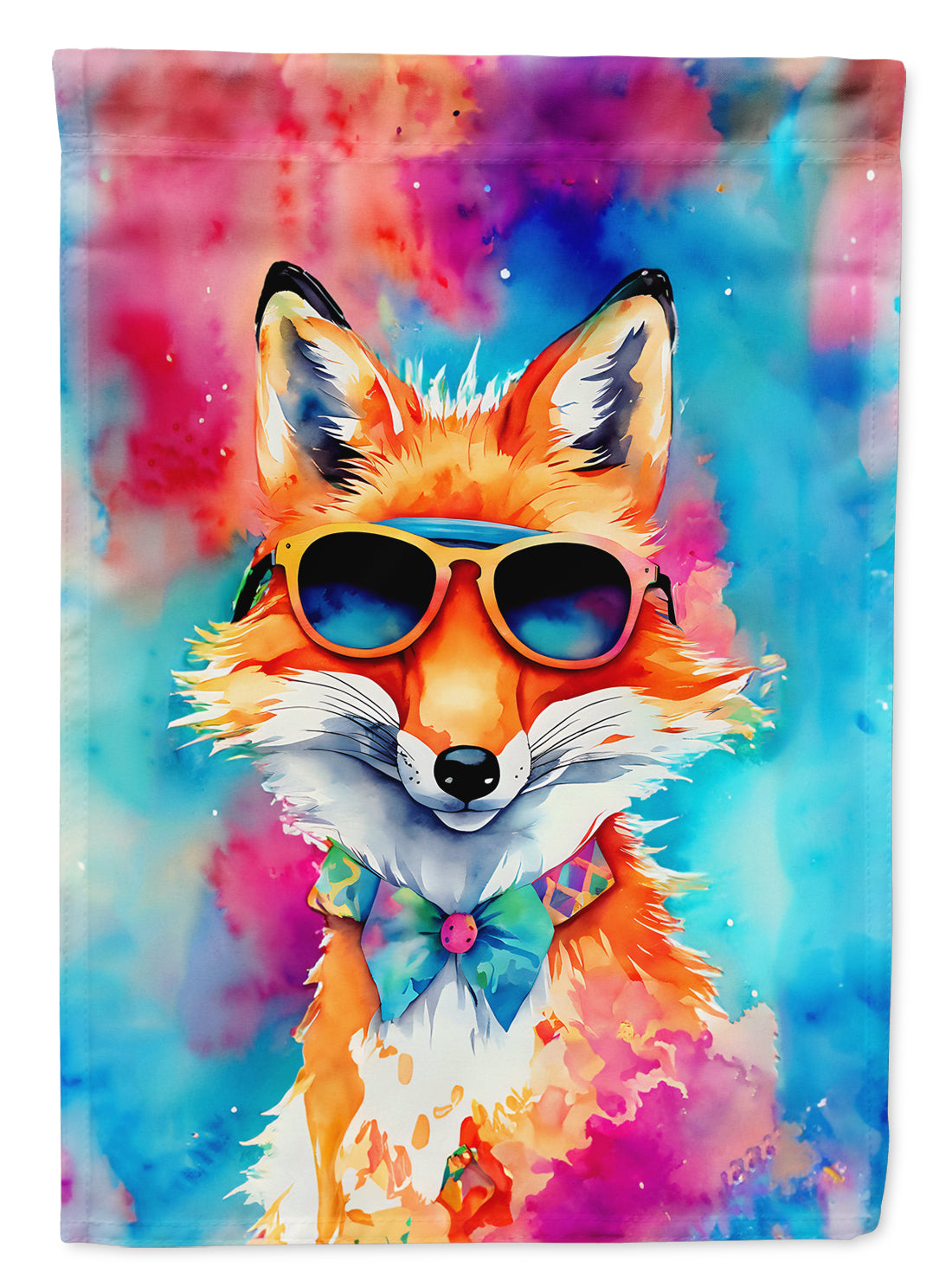 Hippie Animal Fox House Flag by Caroline's Treasures