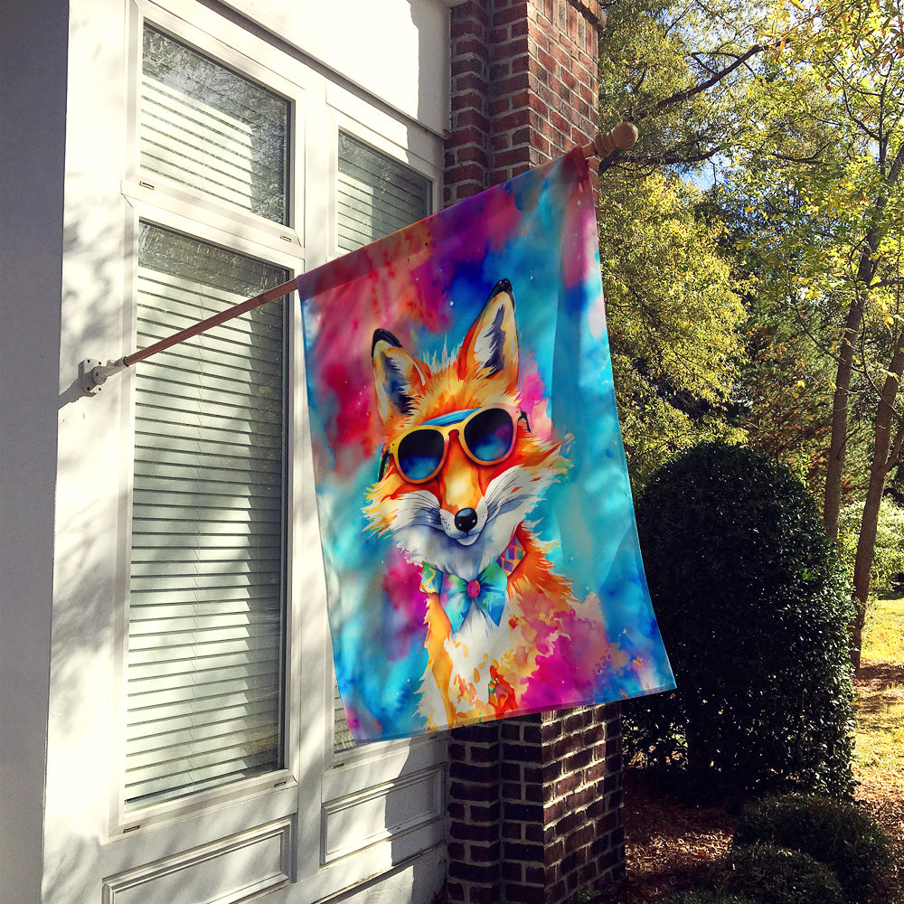Hippie Animal Fox House Flag by Caroline's Treasures