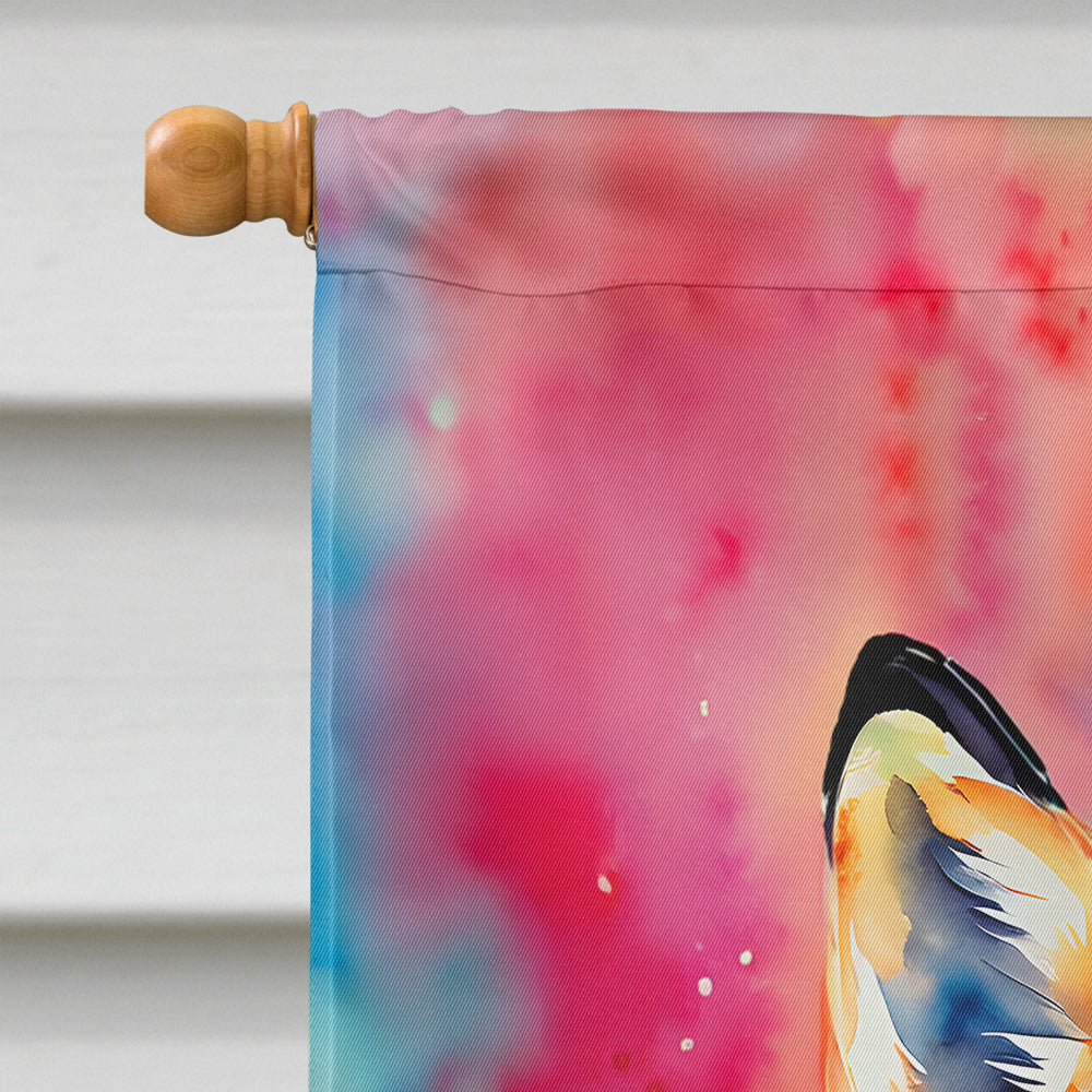 Hippie Animal Fox House Flag by Caroline's Treasures