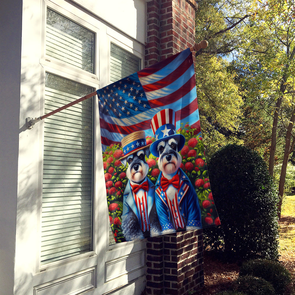 All American Schnauzer House Flag by Caroline's Treasures