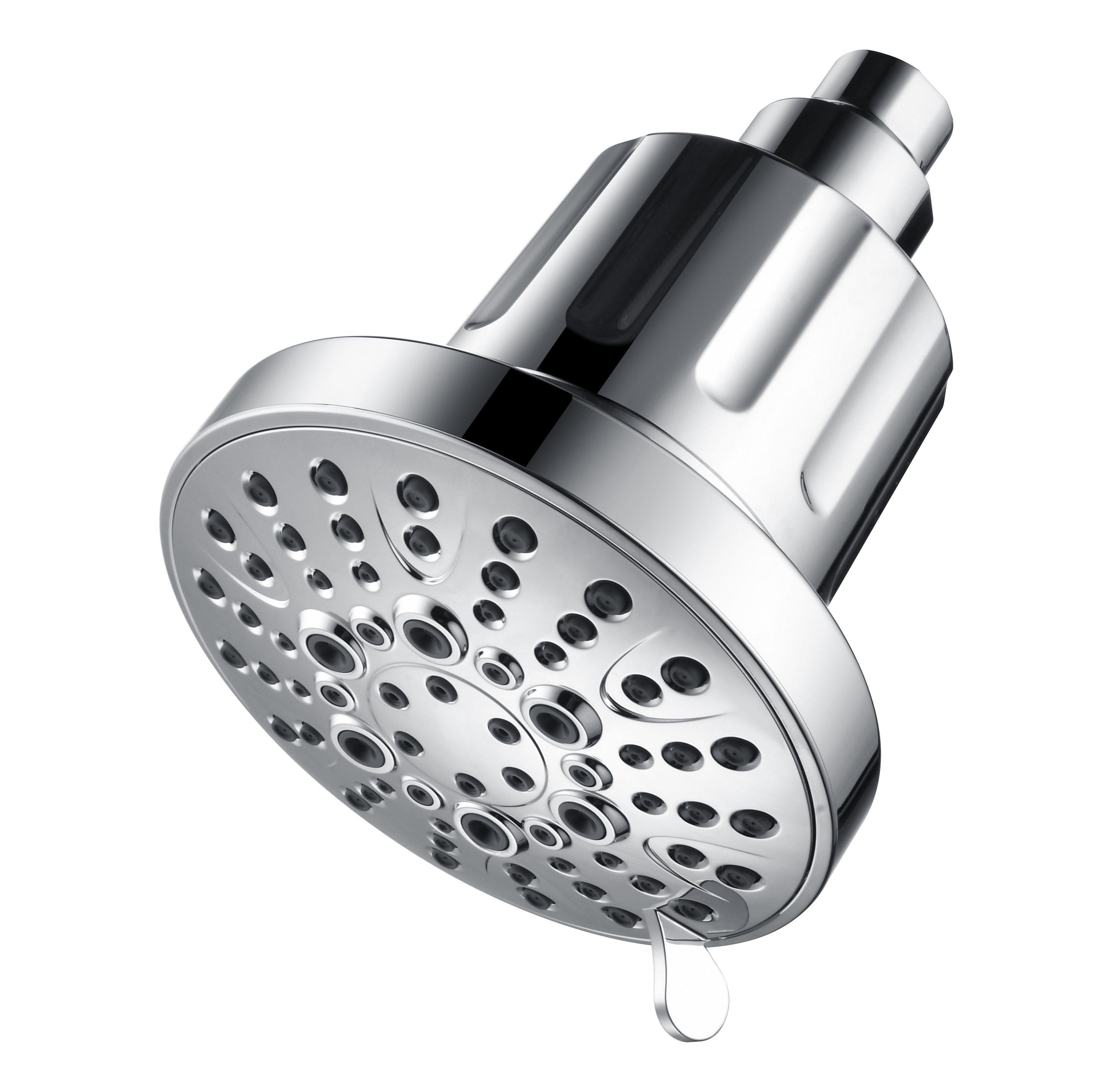 High Pressure Handheld Shower Head with 8 Spray Settings and 360° Adjustable Swivel Joint by brightshowers