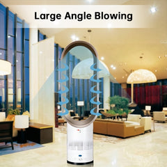 2025 New 16" Bladeless Tower Fan with Remote, Quiet Floor Fan for Home by eprolo