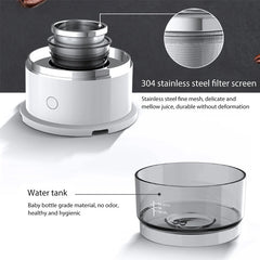 Mini Electric Coffee Grinder & Brewer – Automatic Drip Coffee Maker with Stirring Cup by eprolo