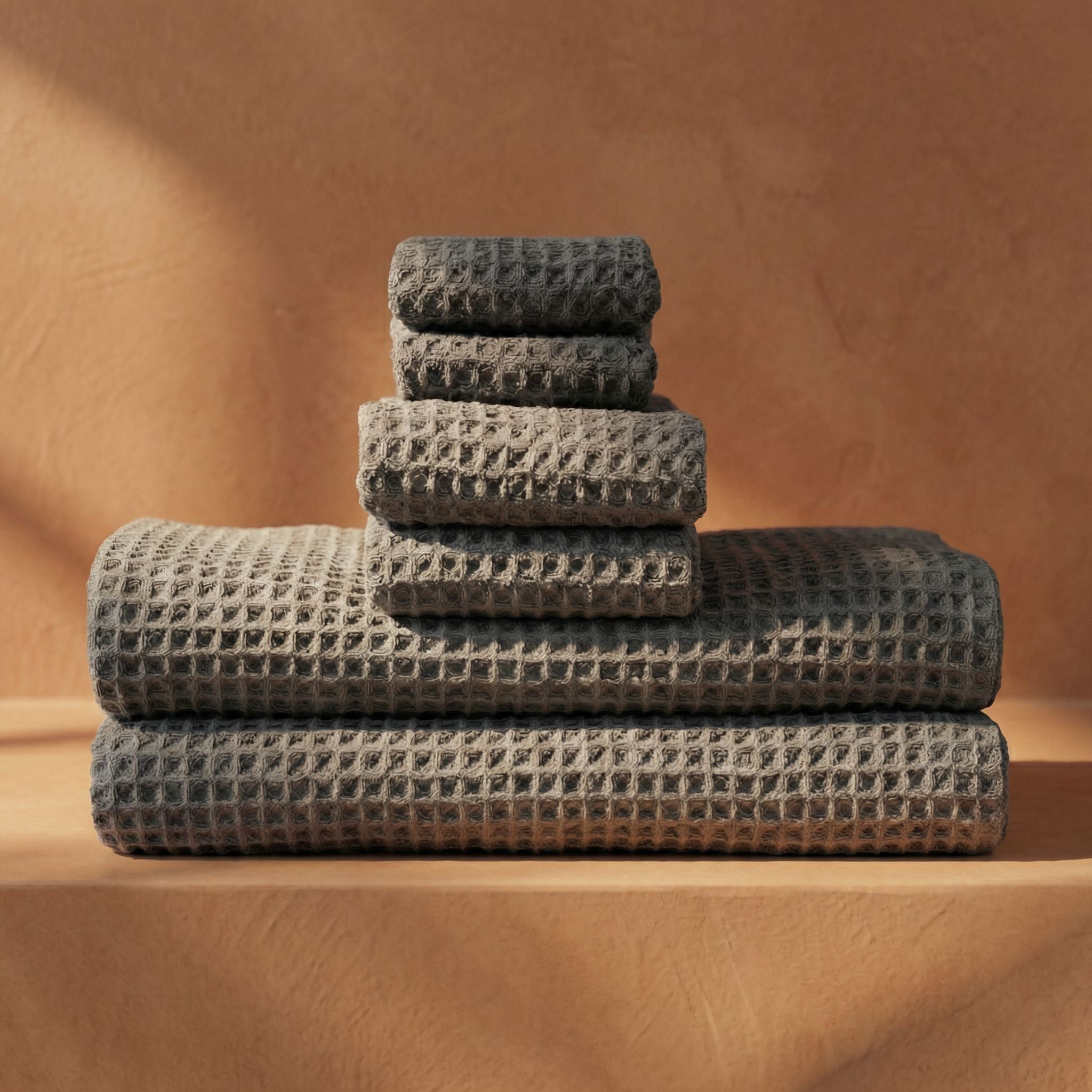 Sedona Australian Cotton Waffle Towels by Italic