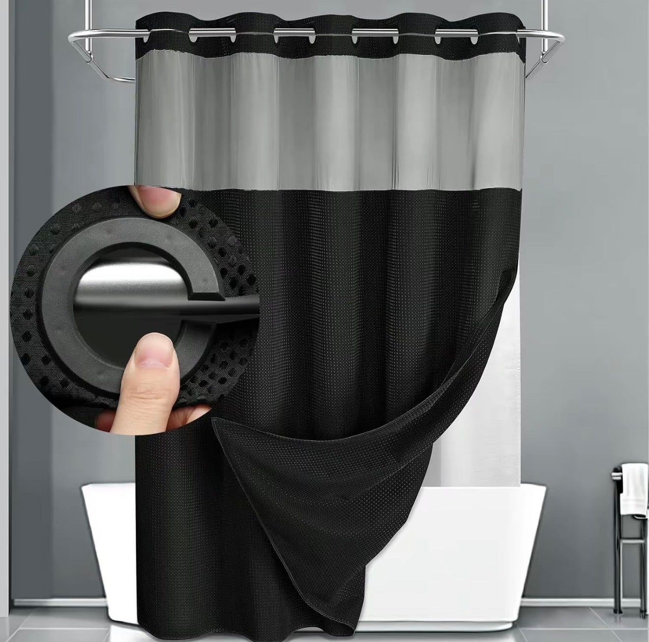 SnapLiner Shower Curtain by V.I.P Digital Presence