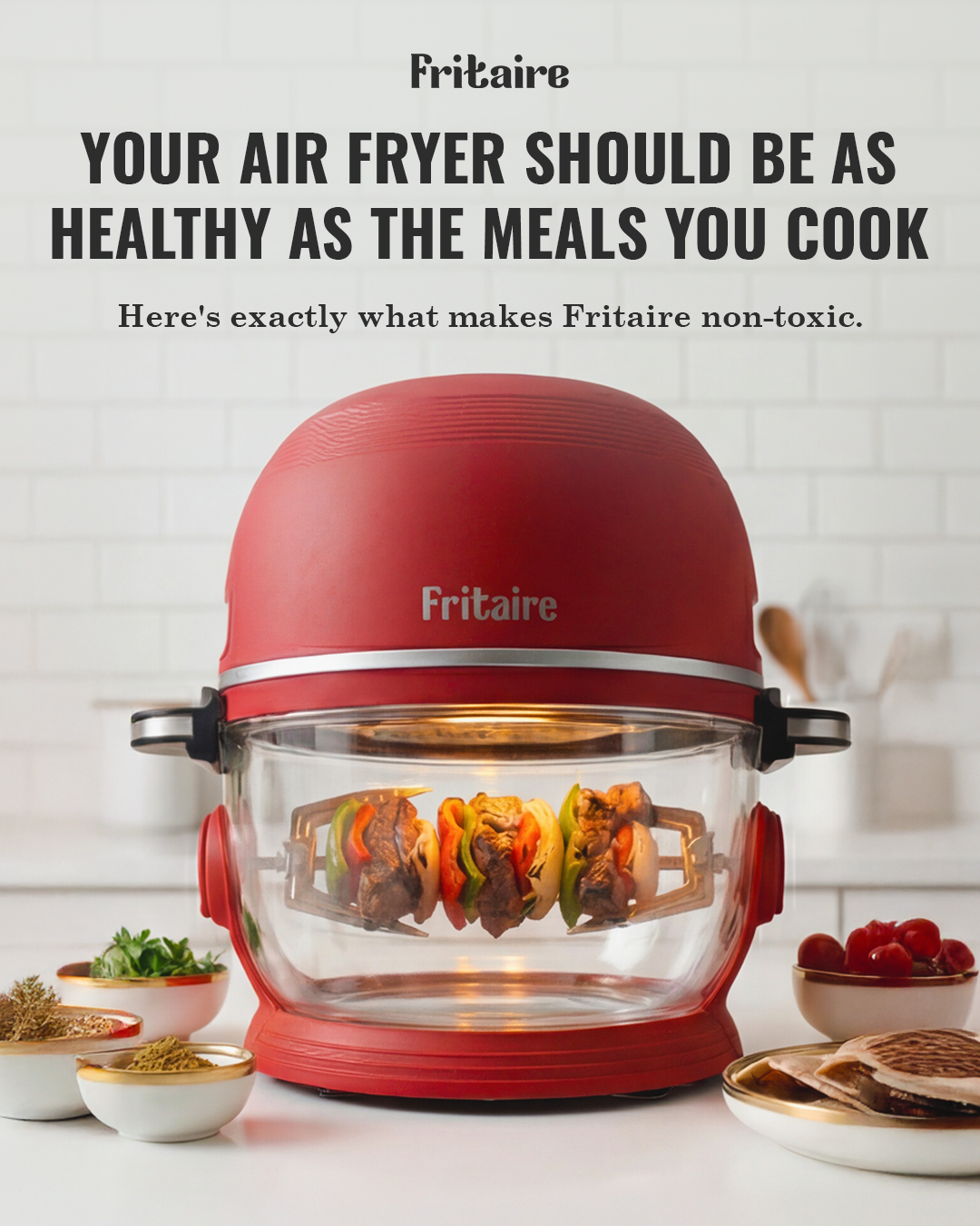 Self-Cleaning Air Fryer™ & Non-Toxic Air Fryer™ - Lavender by Fritaire