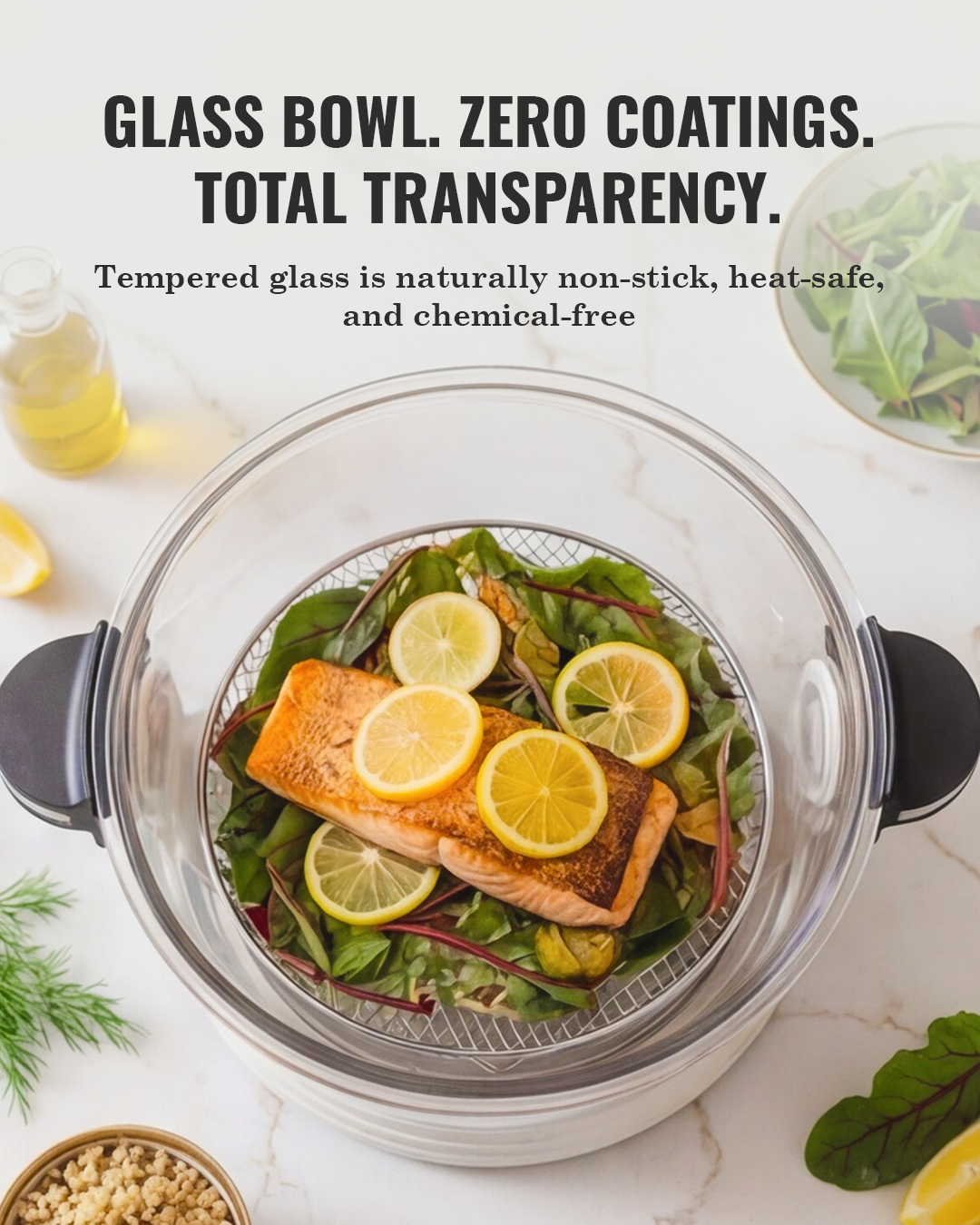 Self-Cleaning Air Fryer™ & Non-Toxic Air Fryer™ - Sage Green by Fritaire