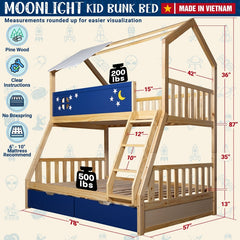 Moonlight Kid Bunk Bed by Megsu