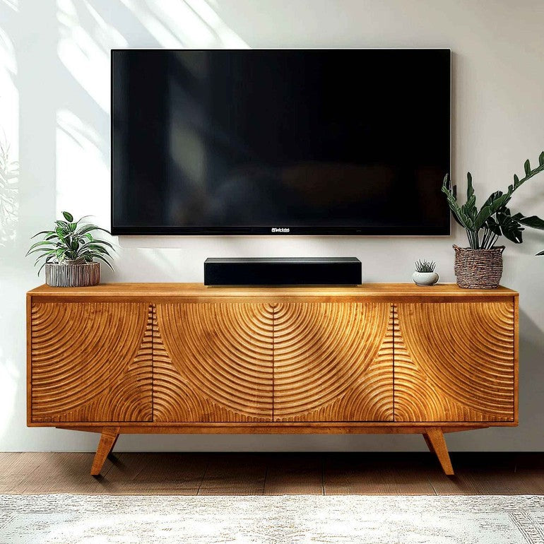 Harmony Wood TV Stand by Megsu