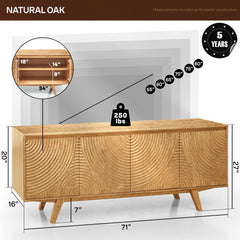 Harmony Wood TV Stand by Megsu