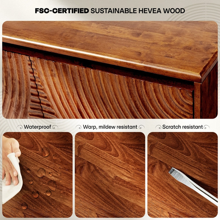 Harmony Wood TV Stand by Megsu