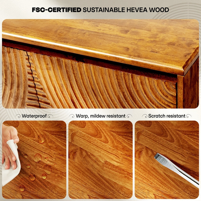 Harmony Wood TV Stand by Megsu